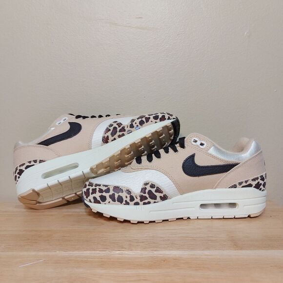 Nike Air Max 1 '84 Shoes Sesame Leopard FV6605-200 Women's Size 7 - Picture 4 of 8